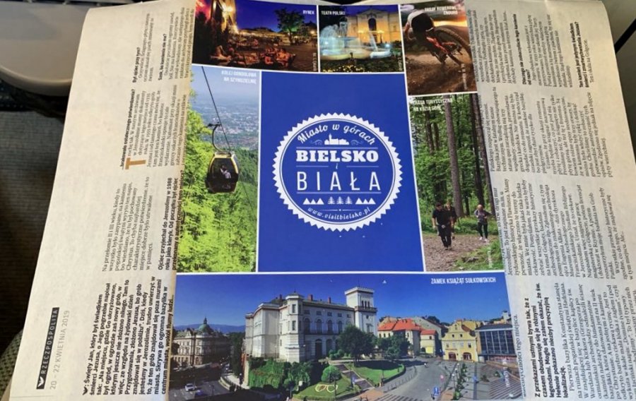 Bielsko-Biała reklamuje się w Pendolino. Oferta last minute