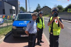 Niemiecki policjant w bielskiej drogówce. U nas uczy się fachu - foto