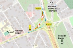 Ważne dla kierowców! Zmiany w organizacji ruchu na rondzie Hulanka