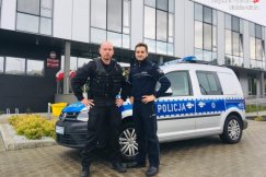 Próbowali zepchnąć jej samochód z drogi. Na pomoc wysłano patrole policji