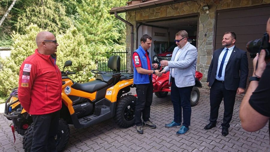 Miasto kupiło GOPR-owi quada. Będzie stacjonował na Szyndzielni i Klimczoku - foto