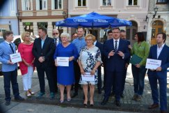 „Najlepsi z najlepszych”. Prezentacja kandydatów KO na bielskim Rynku - foto