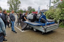 Impreza dla motocyklistów. Mieli trudności z wolną jazdą - ZDJĘCIA