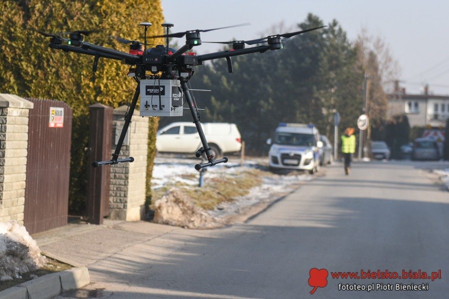 Lada dzień wystartuje dron. Do kontroli palenisk w Bielsku-Białej
