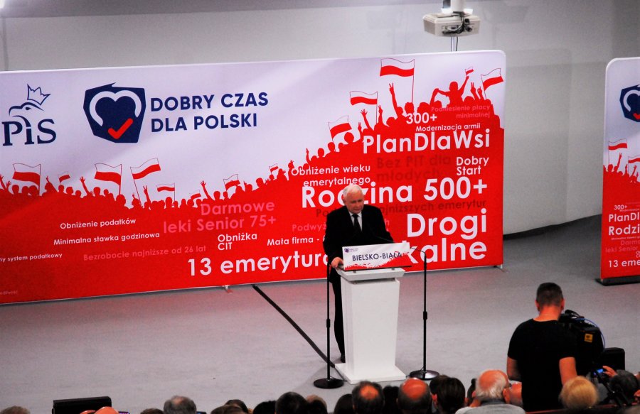 Jarosław Kaczyński spotkał się z bielszczanami. „Uczciwie rozmawiamy z Polakami”