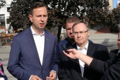 Prezes PSL na placu Chrobrego. Otwarta rozmowa z bielszczanami