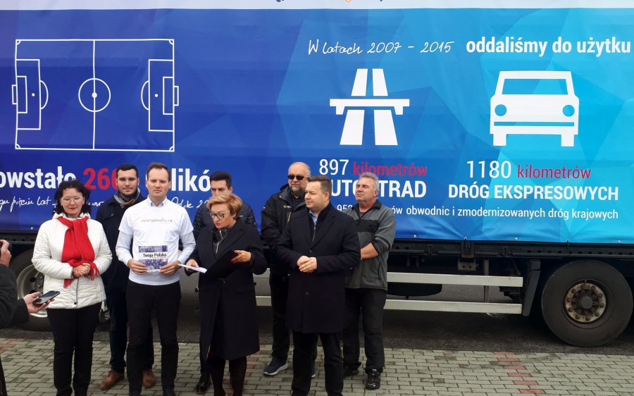 Ładunki dumy w Bielsku-Białej. Lista sukcesów rządów PO - foto