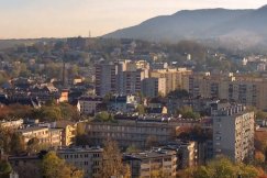 Panorama Bielska-Białej z wieży katedry. Obraz z nowych kamer! - FOTO