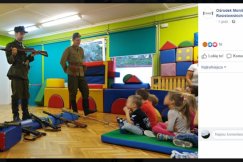 "Lekcja zabijania w przedszkolu". Kilkulatkom prezentowali broń i granaty - foto
