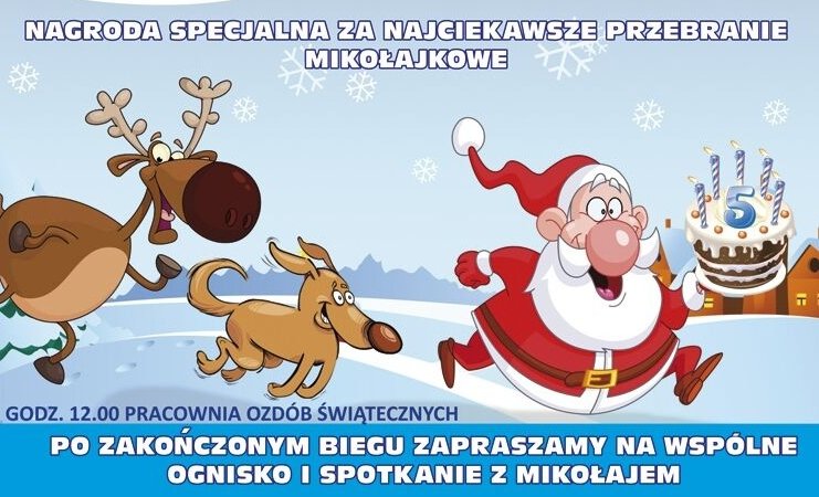 Bieg Mikołajkowy w Wapienicy z elfami i reniferami. Bez opłat startowych!
