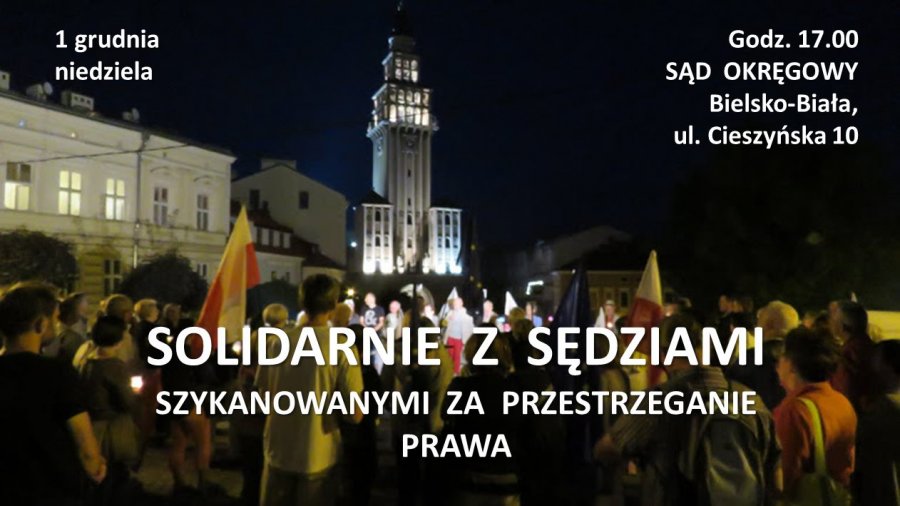 Manifestacja przed Sądem Okręgowym. „To już nie są internetowe przepychanki”