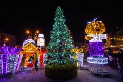 Bolek i Lolek przy lodowisku. To tegoroczna nowość wśród iluminacji - foto