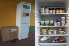 Poznaliśmy sprawcę zniszczenia lodówki jadłodzielni. Pomógł monitoring