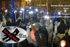 Manifestacja w obronie niezależności sędziowskiej. "Dziś sędziowie - jutro Ty”