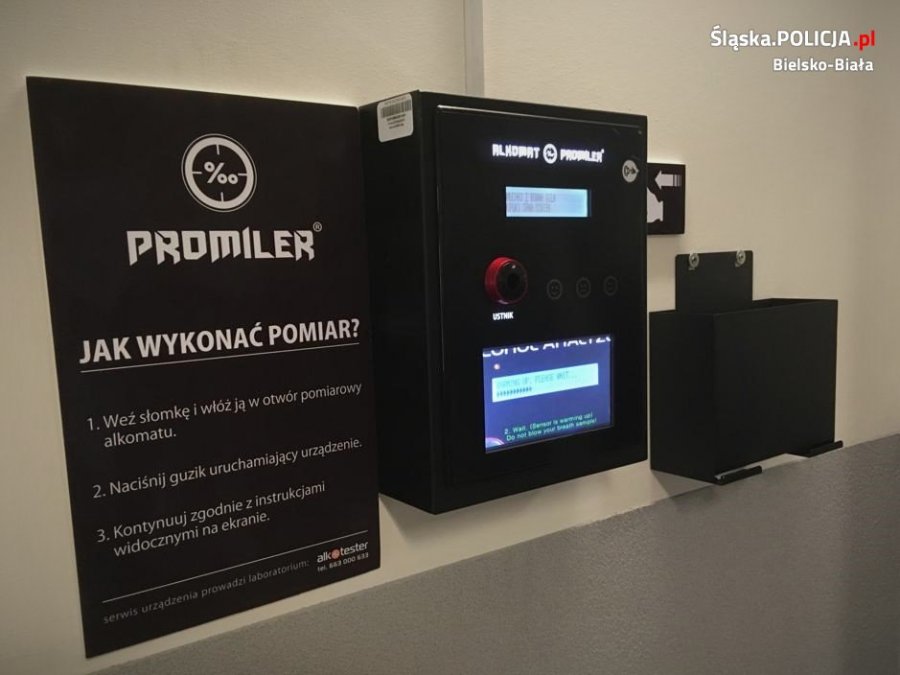 Policja zaprasza na pomiary trzeźwości po sylwestrowym balu