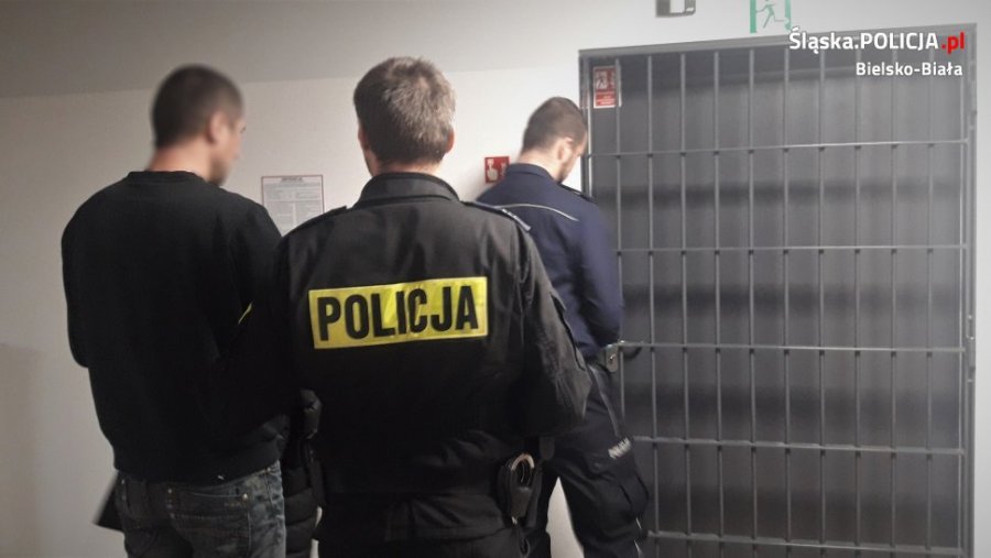 Pijany wandal kopał w zaparkowane samochody. Pościg za sprawcą - foto