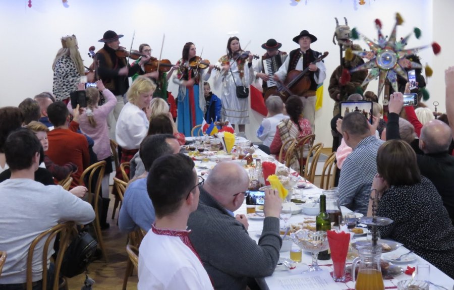 Wigilia u bielskich Ukraińców. Swiatyj Weczir z prezydentem - foto