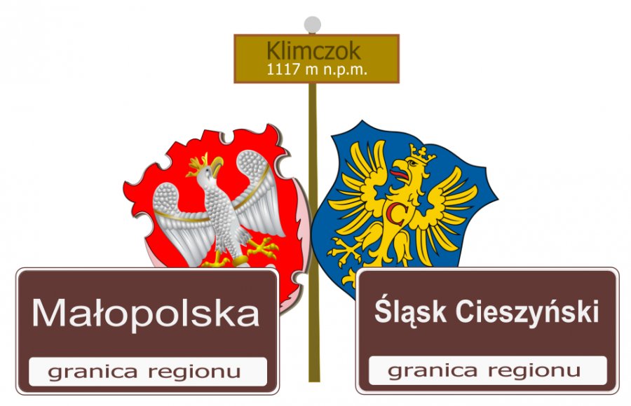Zamiana flagi wywołała burzę. Klimczok na granicy Śląska i Małopolski