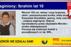 Porwanie 10-letniego Ibrahima. Policja publikuje zdjęcie sprawcy  - foto