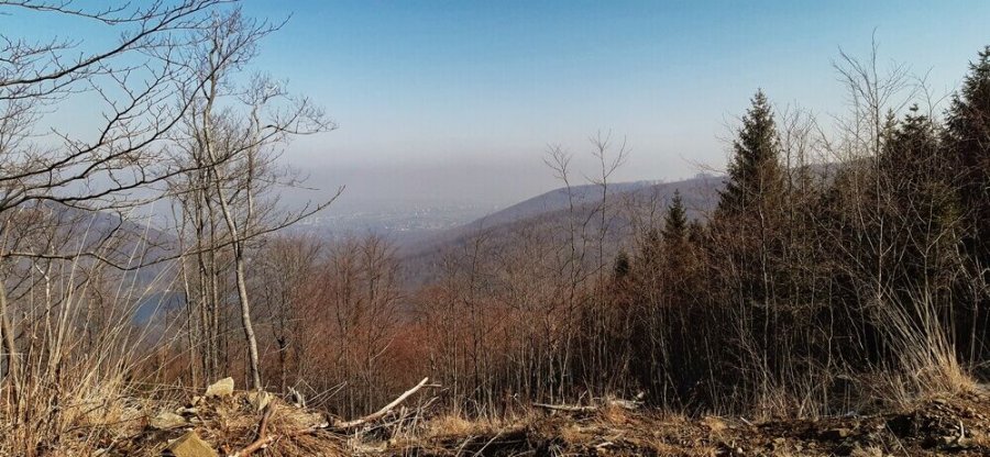 Czarna chmura nad Bielskiem-Białą w czasach koronawirusa - foto