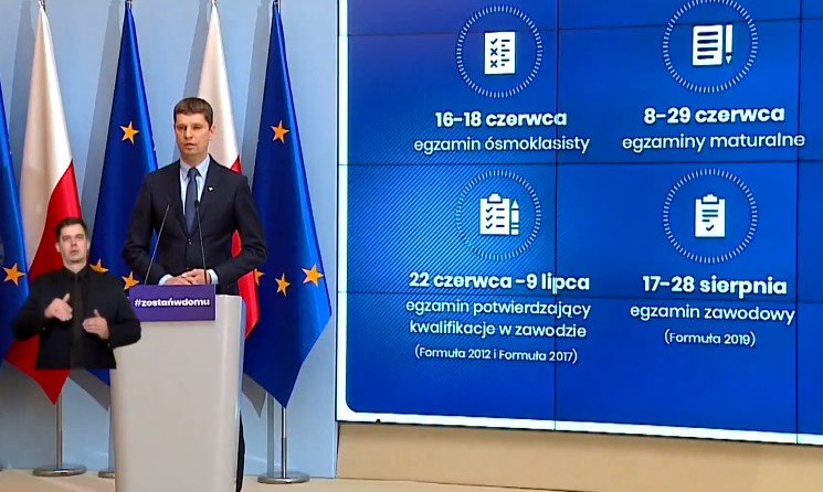 Szkoły i przedszkola zamknięte do 24 maja. Znamy terminy matur i testów ósmoklasisty