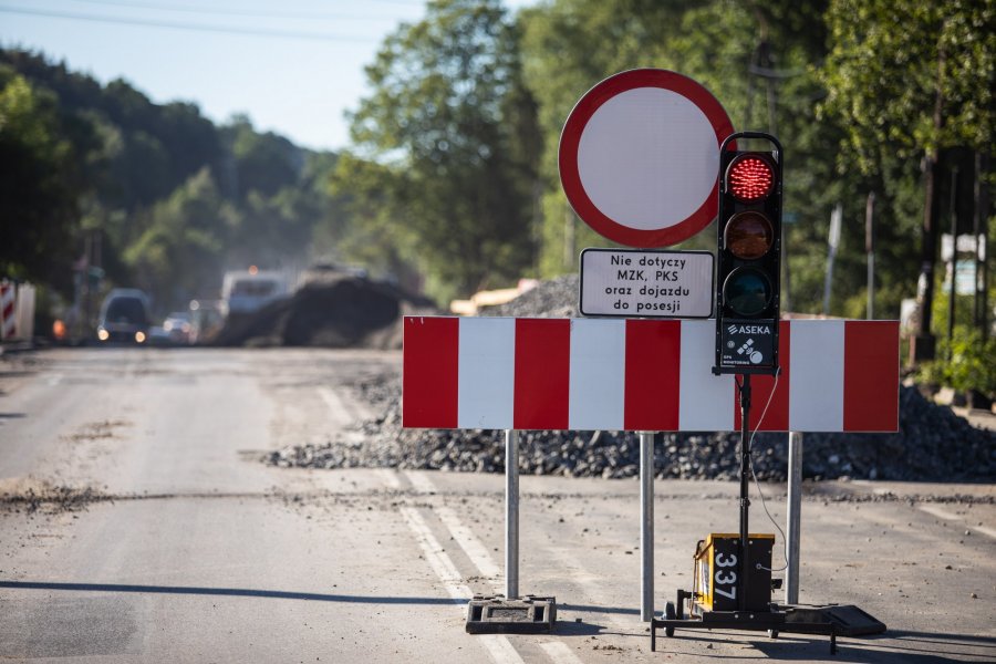 Zamknięty fragment Żywieckiej. Utrudnienia potrwają do końca lipca