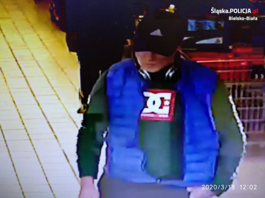 Ukradł alkohol i groził pracownikowi. Policja publikuje wizerunek - foto