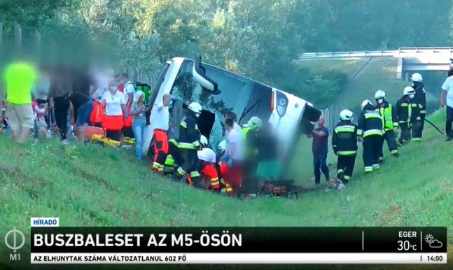 Wypadek autokaru na Węgrzech. Ucierpieli mieszkańcy Bielska-Białej