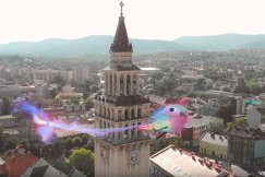 Nowy teledysk znanej aktorki. Klimatyczne kadry z bielskiej starówki - wideo