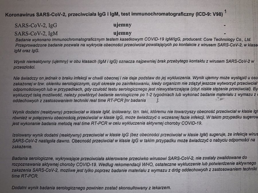 Przypadkowy kontakt z koronawirusem. „W tym momencie czas się zatrzymał”
