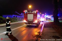 Pożar w budynku. Okoliczności wskazują na podpalenie - foto