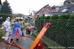 Po wybuchu gazu w Kobiernicach. 25 tys. zł na rozbiórkę i usunięcie gruzu