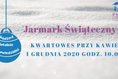 Przysmaki i prezenty pod choinkę. Jednak będzie jarmark świąteczny online