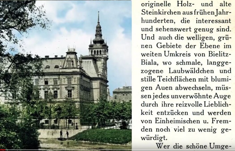 Archiwalne zdjęcia Bielska i Białej ożywione animacją i kolorem. Film z trikami