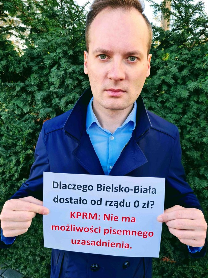 Dlaczego Bielsko-Biała otrzymało 0 zł? „Nie ma możliwości przedstawienia pisemnego uzasadnienia”