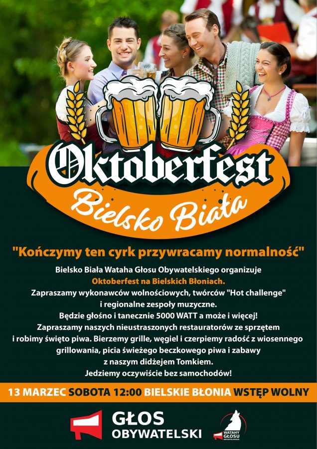 Oktoberfest w Bielsku-Białej bez zezwolenia. Będzie interwencja policji