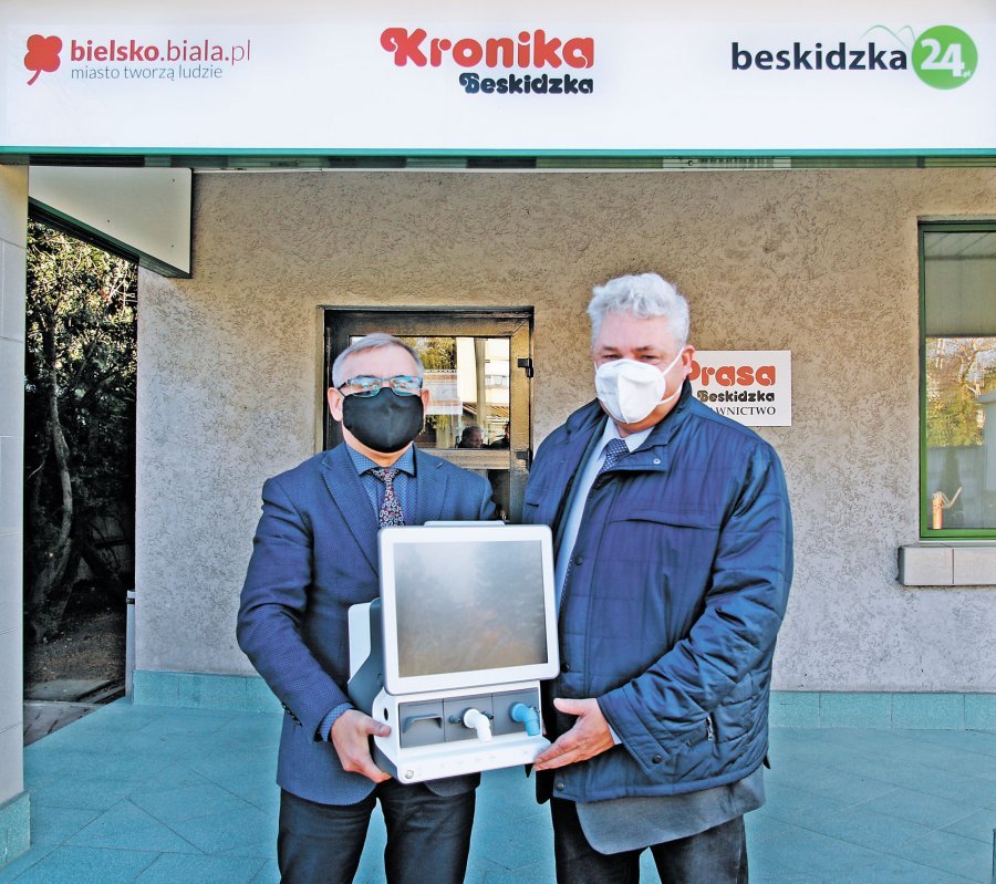 Dostawa sprzętu dla szpitala miejskiego. Do ratowania najciężej chorych na COVID-19