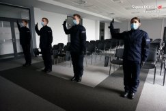 Ślubowali nowi bielscy policjanci. Aby mundur był zawsze powodem do dumy - foto