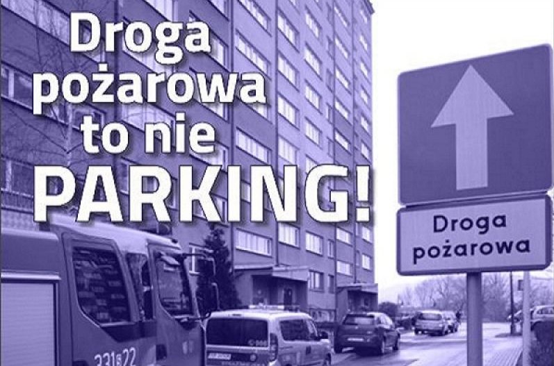Droga pożarowa to nie parking. Samochody mieszkańców blokują akcje ratownicze