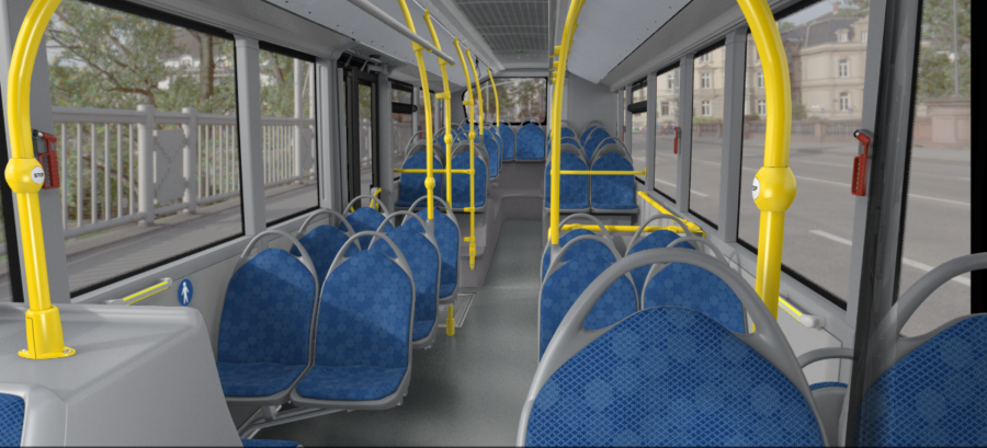Pasażerowie wybrali tapicerkę do autobusów. Estetyka i odporność na zabrudzenia - foto