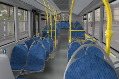 Pasażerowie wybrali tapicerkę do autobusów. Estetyka i odporność na zabrudzenia - foto
