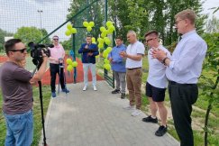 Nowy orlik na Obszarach. Osiedlowy festyn na otwarcie boiska - foto