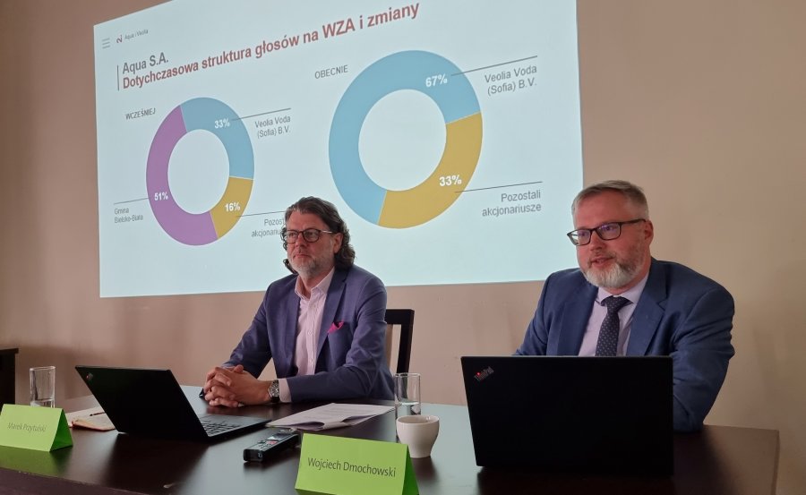 Veolia krytykuje władze Bielska-Białej i Aquę. „Działania bezprawne i siłowe” (WIDEO)