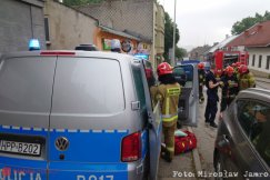 Pożar w sklepie spożywczym. Zapaliło się od lodówki - foto