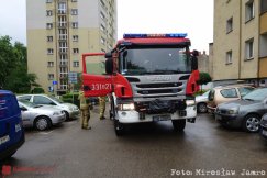 Lokatorka "na chwilę" wyszła na pocztę. Sąsiedzi wezwali straż pożarną - foto