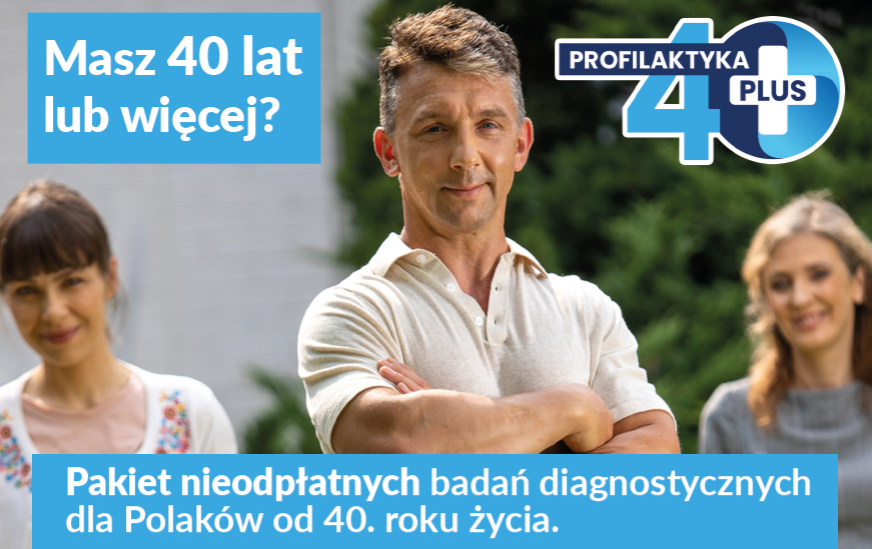 Darmowe badania dla osób 40+. Wystarczy wypełnić krótką ankietę