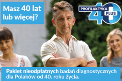 Darmowe badania dla osób 40+. Wystarczy wypełnić krótką ankietę
