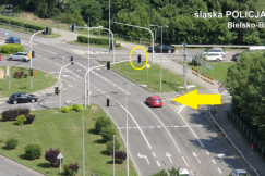 Dron w codziennej służbie. Wczoraj latał nad ul. Warszawską - foto