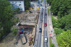 Pierwszy most prawie gotowy. Wkrótce zmiana organizacji ruchu w kierunku Katowic - foto