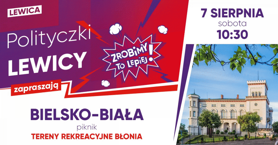 Zbierają pomysły Polek i Polaków. Autobus polityczek Lewicy stanie w Bielsku-Białej